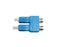 Fiber Tester Adapter, SC Male to FC Female, Duplex, Single Mode 9/125 - Primus Cable
