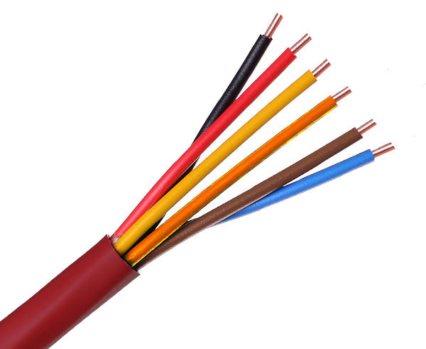 Fire Alarm Cable - FPLP Plenum: 18/6 AWG Bare Copper Conductors