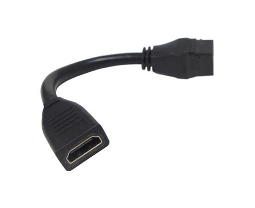 Female to Female HDMI Modular Snap-in Insert With 3" HDMI Pigtail, Black