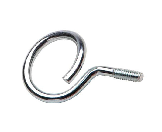 Threaded Screw Bridle Rings, 1 1/4" Low Carbon Steel