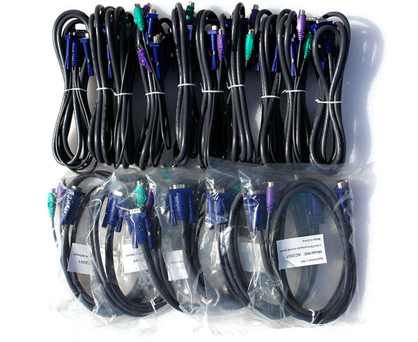 Network Rack, KVM Console LCD, 16 Port, 1U, 22.9" Depth 9 of 9