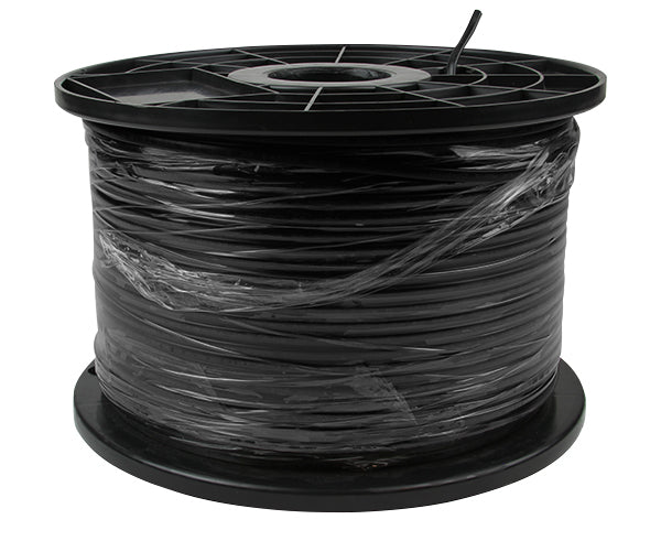 Black / Flat Modular Cable 1000' - 26 AWG - 4, 6, and 8 Conductors - Primus Cable