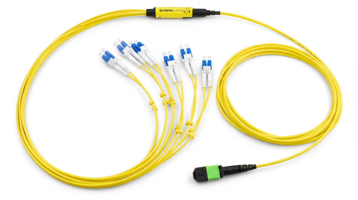 Single-Mode Cable MTP-LC 12 Fiber Cable