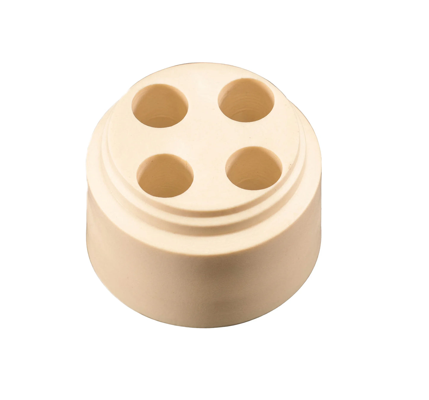 Multiport Insert (4 entries) for .16" - .20" Diameter Drop Cable ( Single ) for 3/4" NPT Fittings