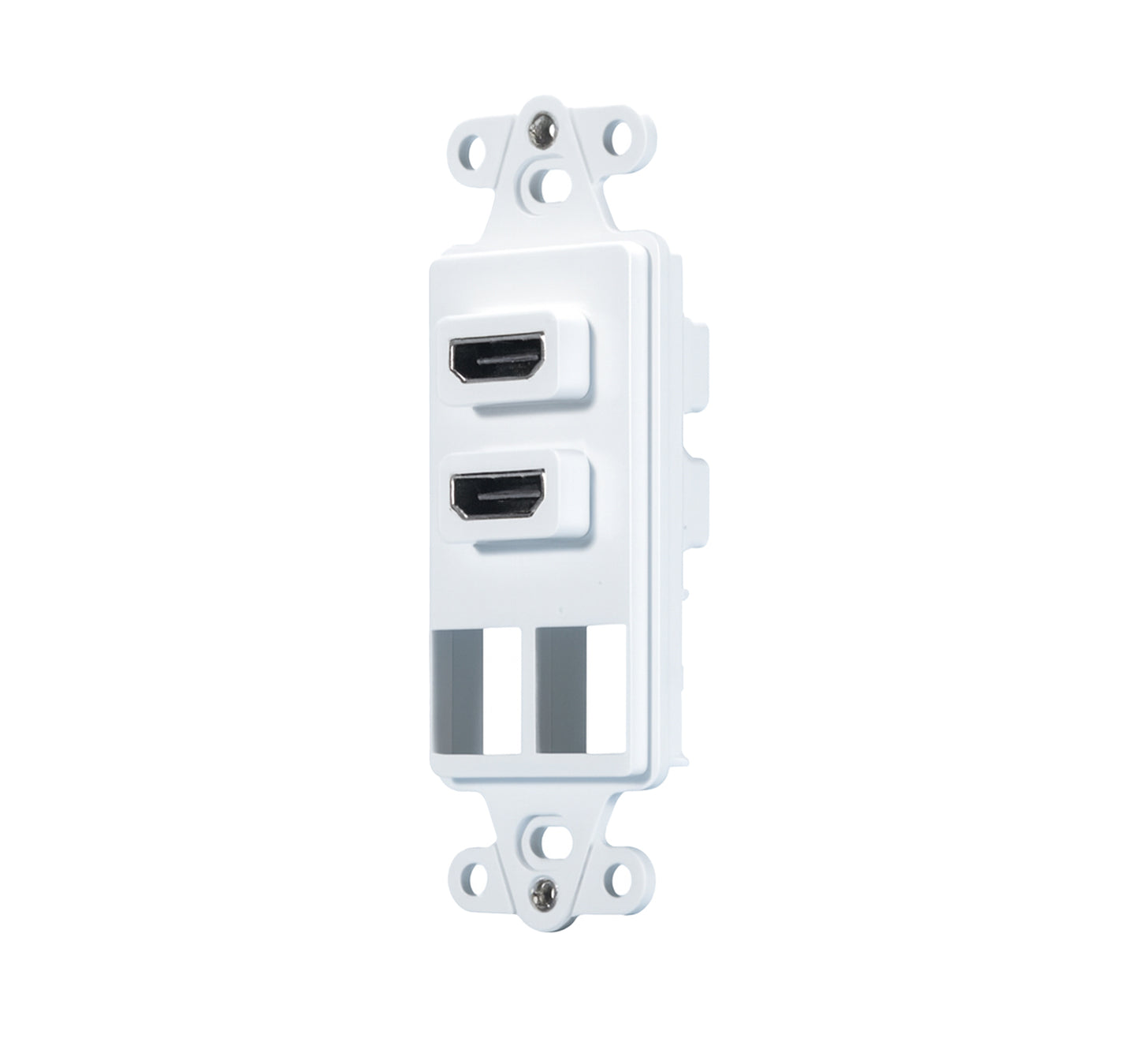 HDMI Wall Plate Insert,Double Coupler, 2 Port