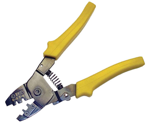 Open Barrel Contact Crimping Tool - Yellow - Primus Cable