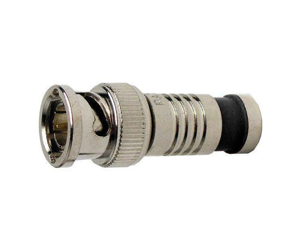 BNC RG6 Nickel SealSmart Coaxial Compression Connectors