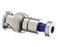 Nickel RGB F-Type Coax Cable Connector, SealSmart, 23 AWG
