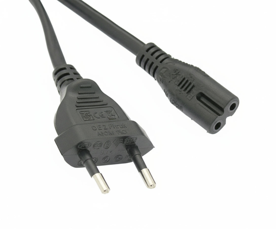 UK Plug Power Cord 2-Prong Figure-8 (Non-Polarized) 6 ft. - Primus Cable