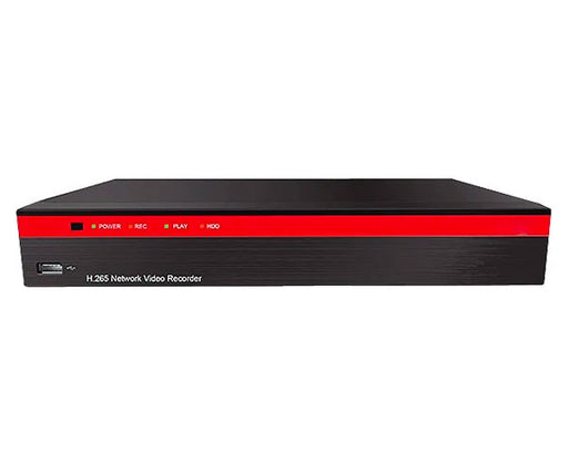 H.265 4 Channel NVR Security System, iPac NX, 4 Port PoE, 1TB - 4TB HD