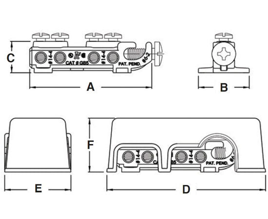Grounding Bridge - Zinc - #6 to #2