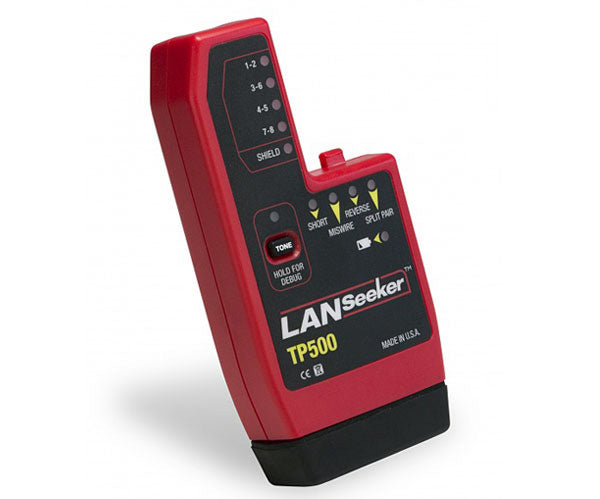 LANSeeker Cable Tester - In use - Primus Cable