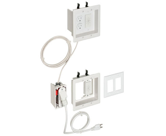 2-Gang TV Bridge™ Complete, Easy-to-install Kit for Flat Screen TVs