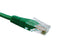 CAT5E Ethernet Patch Cable, Molded Boot, RJ45 - RJ45, 3ft - Green