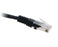 CAT5E Ethernet Patch Cable, Molded Boot, RJ45 - RJ45, 100ft - Black