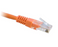 CAT5E Ethernet Patch Cable, Molded Boot, RJ45 - RJ45, 1ft - orange