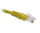 CAT5E Ethernet Patch Cable, Molded Boot, RJ45 - RJ45, 25ft - Yellow
