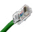 CAT5E Ethernet Patch Cable, Non-Booted, RJ45 - RJ45, 7ft - Green