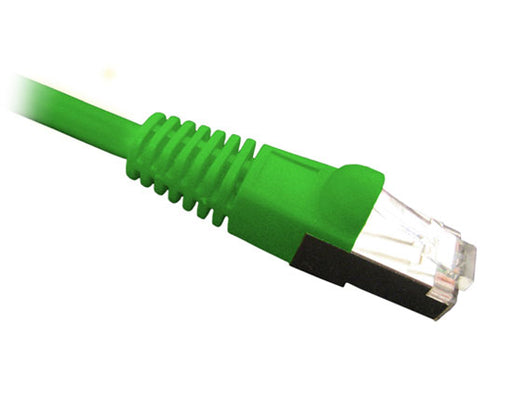 0.5' CAT6 Ethernet Patch Cable Shielded, Snagless Molded Boot - Green
