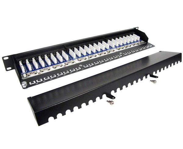 CAT 5E Shielded Ethernet Patch Panel for Networking, 24 port_7