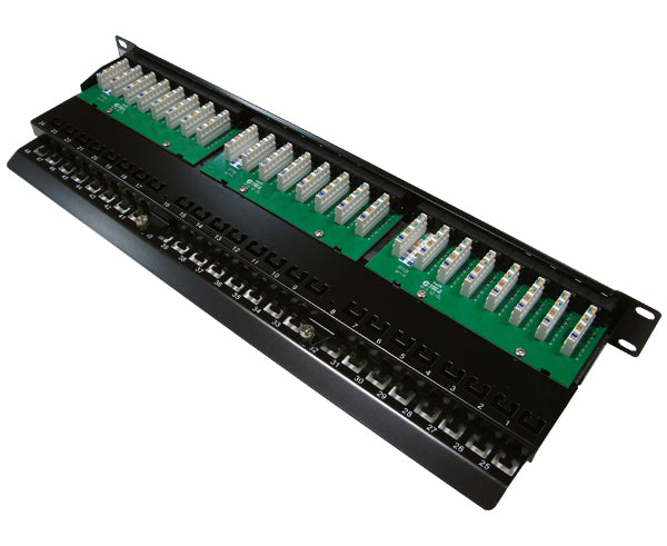 Cat 6 Patch Panels, 48 Port with 6-Pack Inserts - 4 image