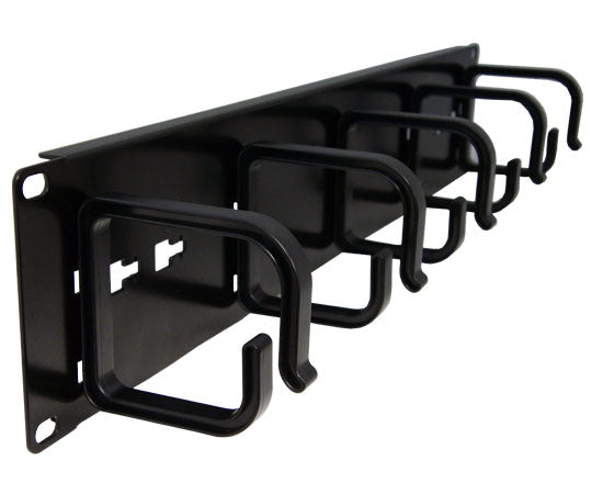 5-Ring Cable Management Panel, 2U, Low-Profile