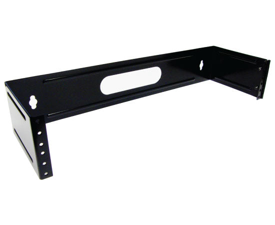 Network Rack, Swing-Out Wall Mount Bracket, Hinged, 2U