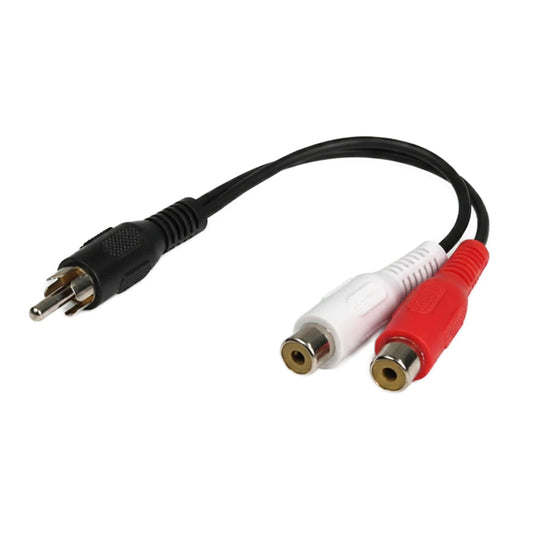 6 Inch RCA-Male to RCA-Female x 2
