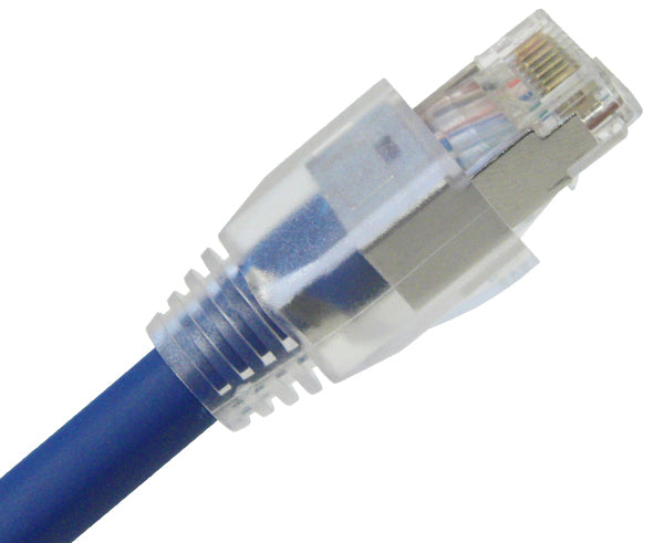 RJ45 Slip-On Boot, CAT6 / CAT6A / CAT7, Type Oversize, 1pc, Clear Color, 8mm OD