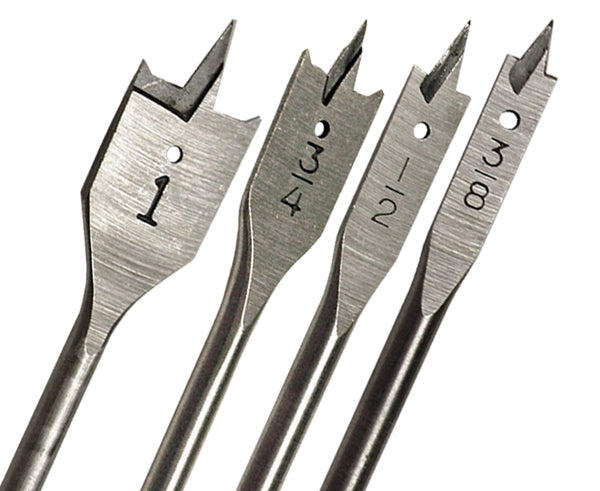 Spade Drill Bits With Through Hole