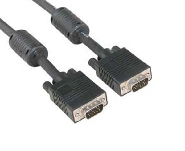 SVGA Cable, Male to Male, 35ft With Ferrite Core