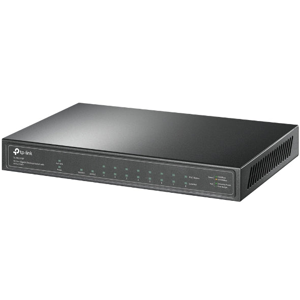 TP-Link, 10-Port Gigabit Desktop Switch with 8-Port PoE+