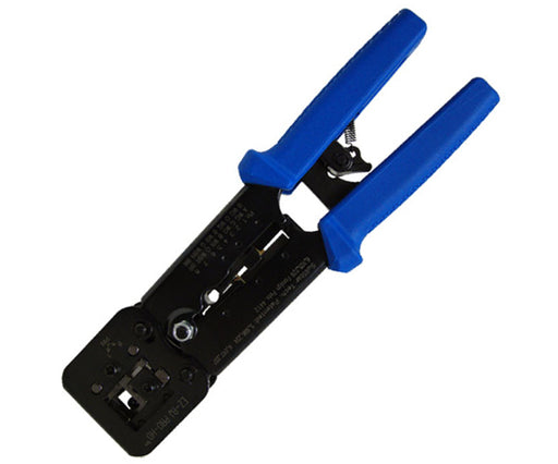 Telco Tools EZ-RJPRO HD Ratchet Wire Crimping Tool - Blue Handles - Primus Cable