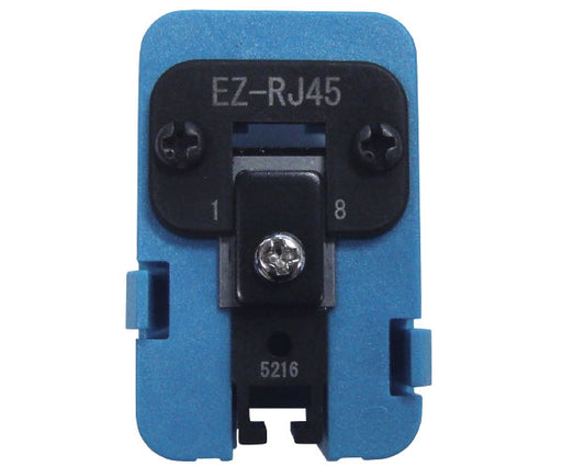 EZ-RJ45™ Die for EXO Crimp Frame - Blue Front View - Primus Cable Tools