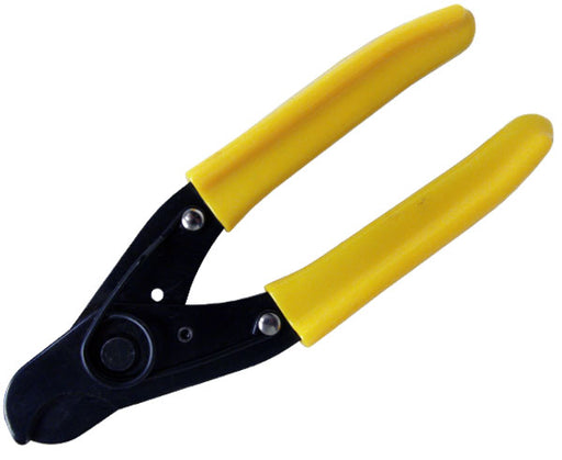 Coax & Round Wire Cable Cutter - Yellow rubber grip - Primus Cable