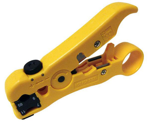 All-In-One Cable Stripper for Data, Coax, Telco, and Fiber - Primus Cable Hand Tools for Cable Technicians