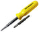 6 in 1 Screwdriver inc. # 1 & #2 Phillips; #5 & #7 Slotted; 1/4" & 5/16" Nut Drivers - Yellow handle - Primus Cable