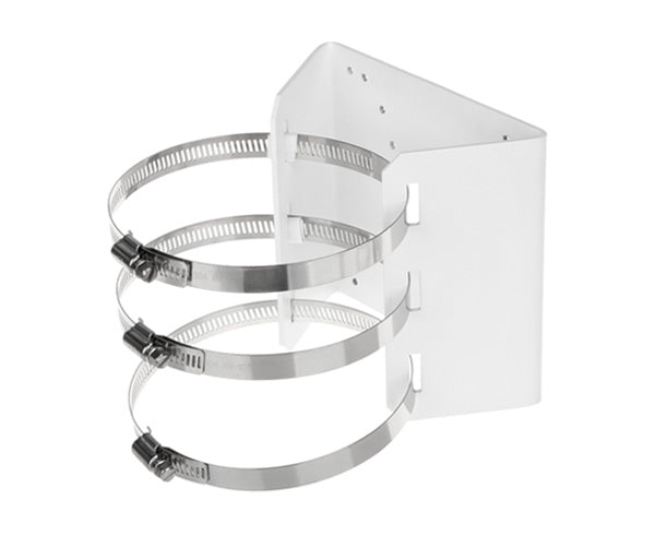 Outdoor Pole or rail installation of bullet camera, 2.6” ~ 5” diameter poles