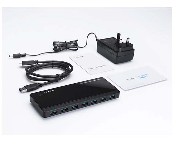 USB 3.0 7-Port Hub with 2 Charging Ports