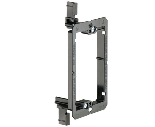 Non-Metal Mud-Ring Drywall Bracket - Single Gang, Low Voltage Mounting Bracket, 1 & 2 Gang