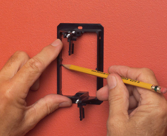 Non-Metal Mud-Ring Drywall Bracket