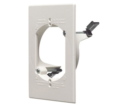 Single Gang Round Low Voltage Drywall Mounting Bracket