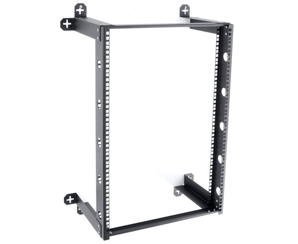 Network Rack, V-Line 12in Deep Open Frame Wall Mount - 16U | 1915-3-300-16