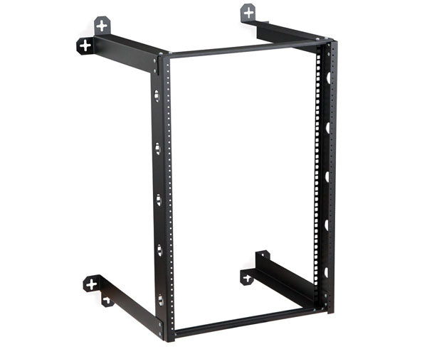 Network Rack, 18" Deep V-Line Open Frame Wall Mount | 1915-3-301-12