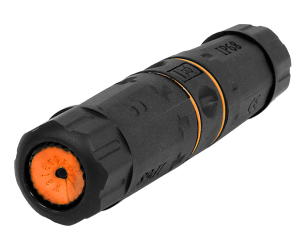 Cat6A Outdoor Watertight Seal Industrial Coupler - RJ45 Shielded Feed Through Coupler Kit - IP68 - Two Way Type