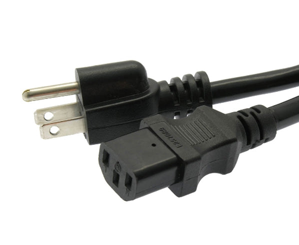 Computer Power Cord, SJT 14/3 Rated, 5-15P to C13 - Primus Cable