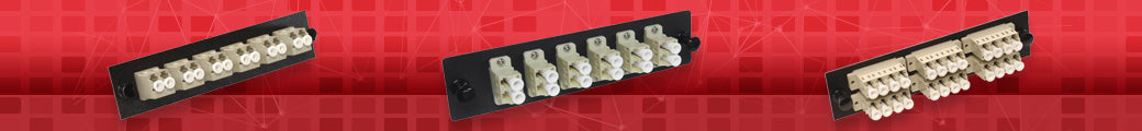 LC Multimode Fiber Adapter Panels and Plates – Primus Cable