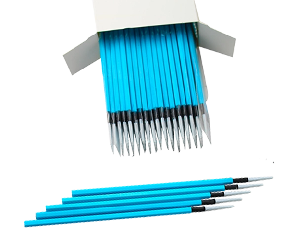 Fiber Cleaning Swabs - 1.25mm/2.5mm - 100pcs