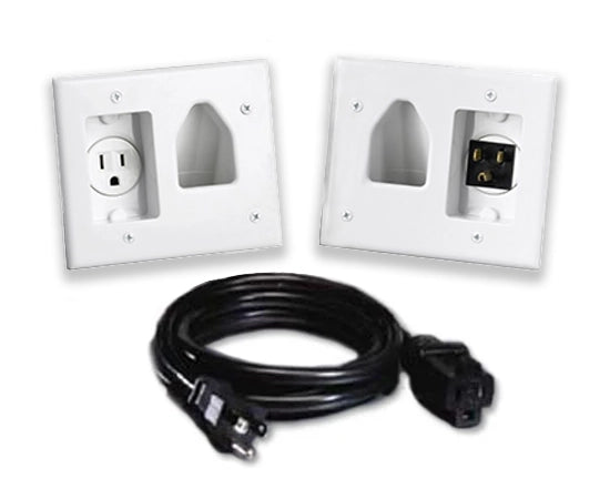 Recessed Pro-Power Kit w/ Straight Blade Inlet