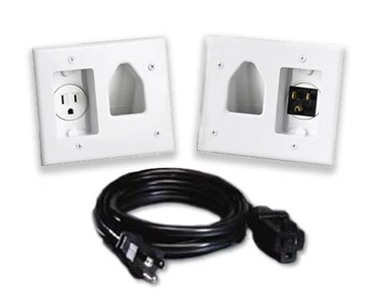 Recessed Pro-Power Kit w/ Straight Blade Inlet